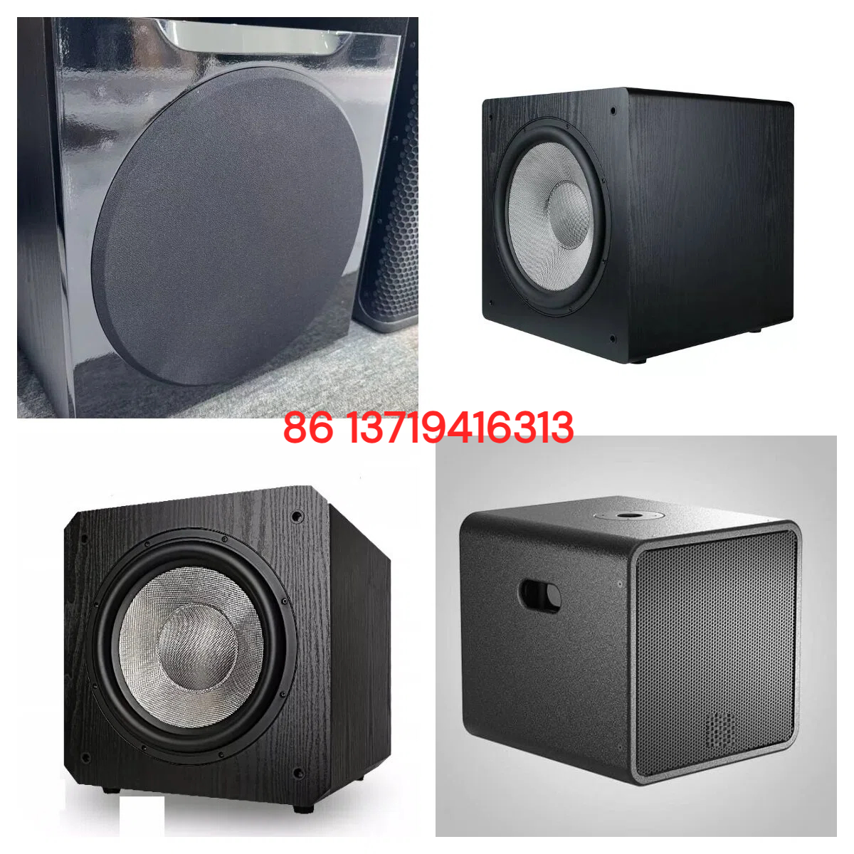 Powerful 12-Inch Subwoofer Home Theater Active Subwoofer for Professional Karaoke Entertainment